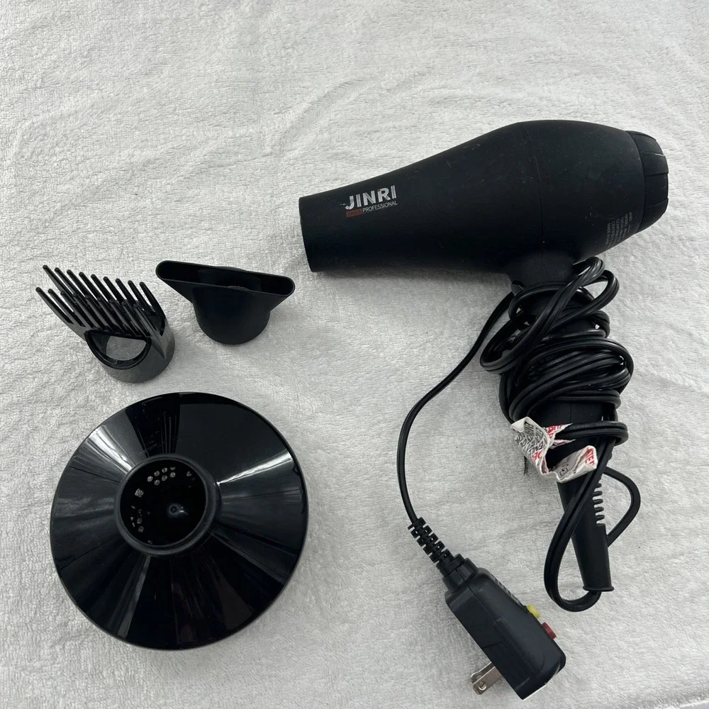 JINRI Paris Professional Black Hair Dryer JRI-104All Used 88.5